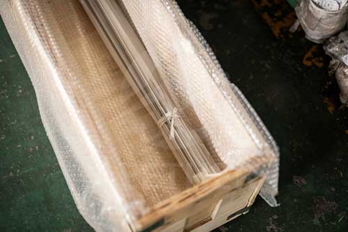 Inconel 625 capillary tube in wooden case