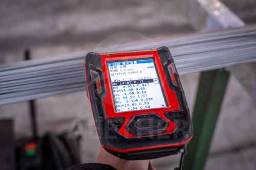 Inconel 625 capillary tube PMI test