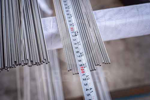 Inconel 625 capillary tube length inspection