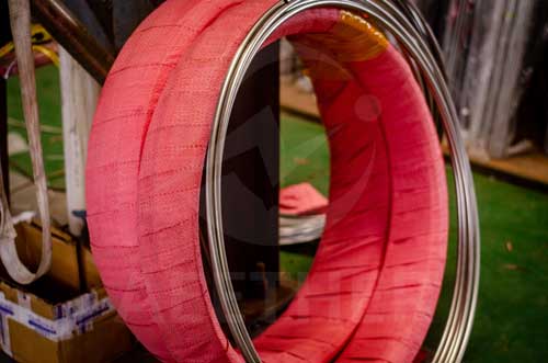 Inconel 686 coil tube in wooden case