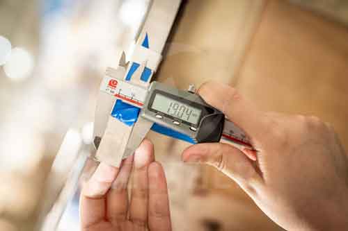Inconel 686 strip width inspection