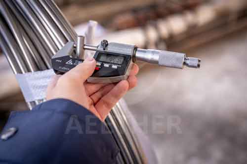 Inconel 686 coil tube diameter inspection