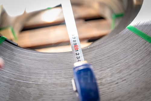 Inconel 686 strip inner coil diameter inspection