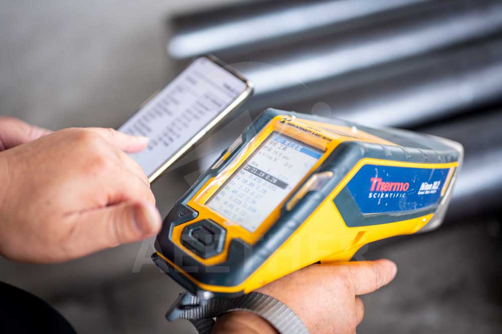 photo of nickel alloy bars